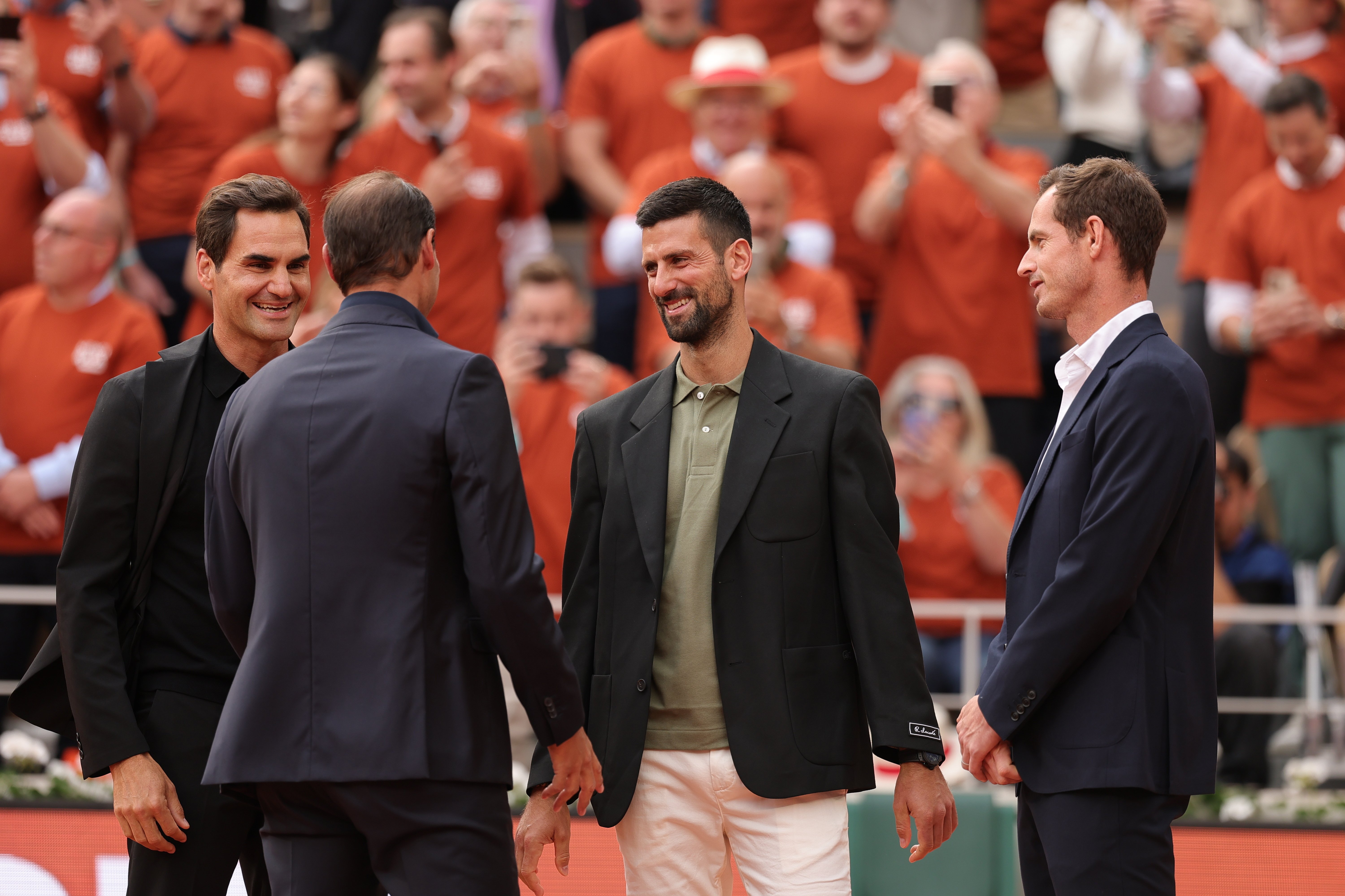 欧洲网球队鏖战法国网球队，纳达尔统治全场